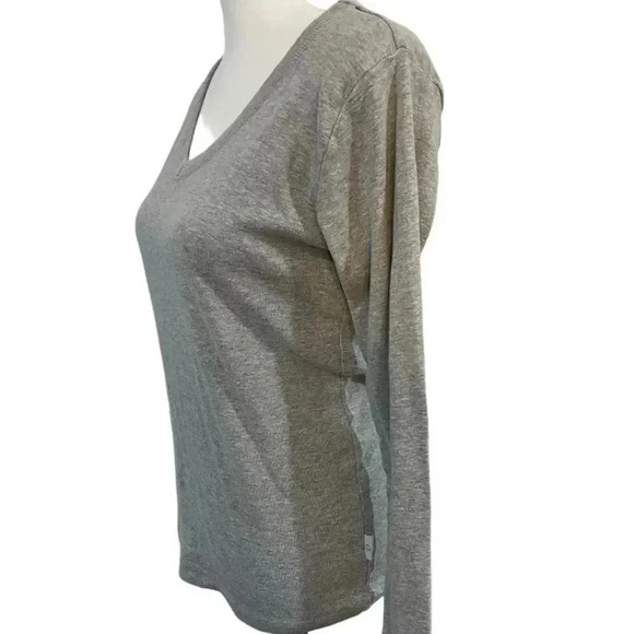 Cuffy’s size M cotton/poly grey shirt EUC Great for layering! - Picture 3 of 7